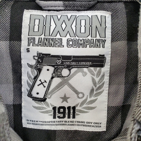 Dixxon Flannel Shirt Top Women S Buffalo Plaid Pearl Snap 1911 Ltd Edition LS - Picture 2 of 15